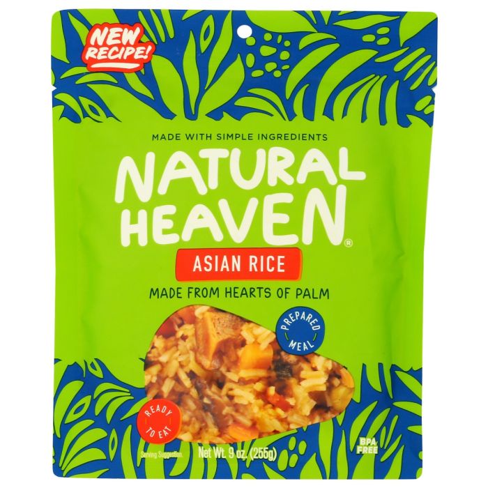NATURAL HEAVEN: Asian Rice Hearts Of Palm, 9 oz