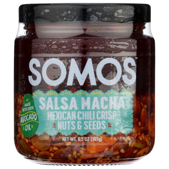 SOMOS: Salsa Macha W Nuts Seeds, 6.5 oz