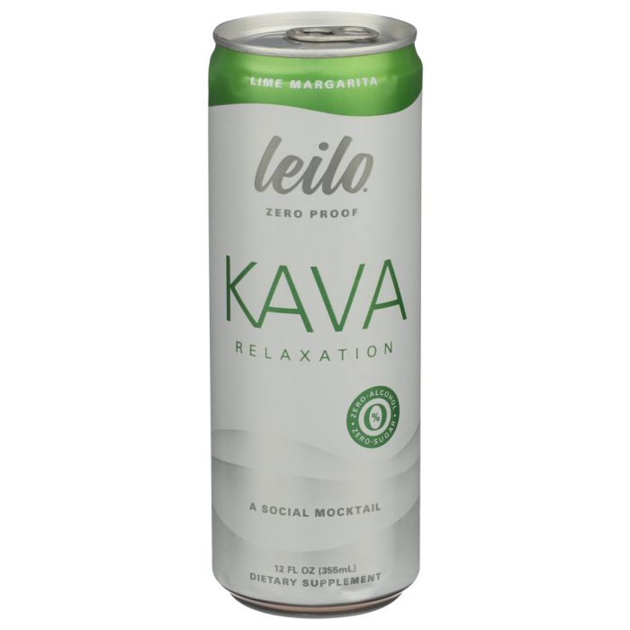 LEILO: Kava Relaxation Zero Proof Lime Margarita, 12 fo