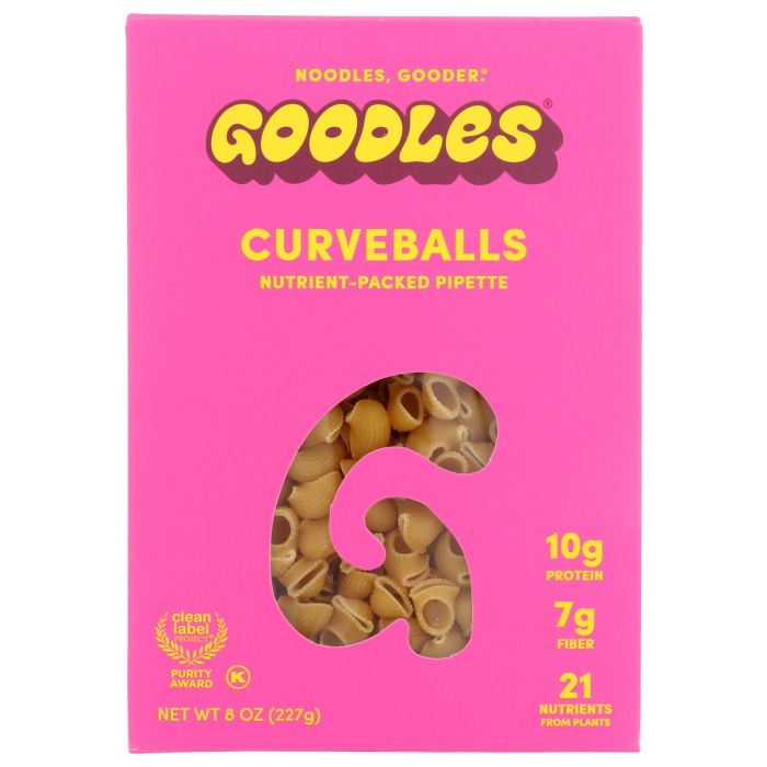 GOODLES: Curveballs Pasta, 8 oz