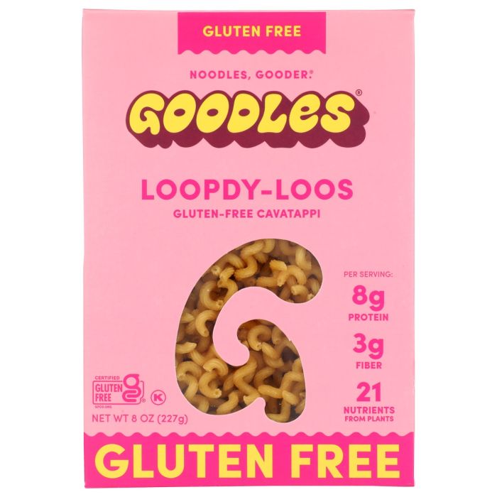 GOODLES: Gluten Free Loopdy-Loos Pasta, 8 oz