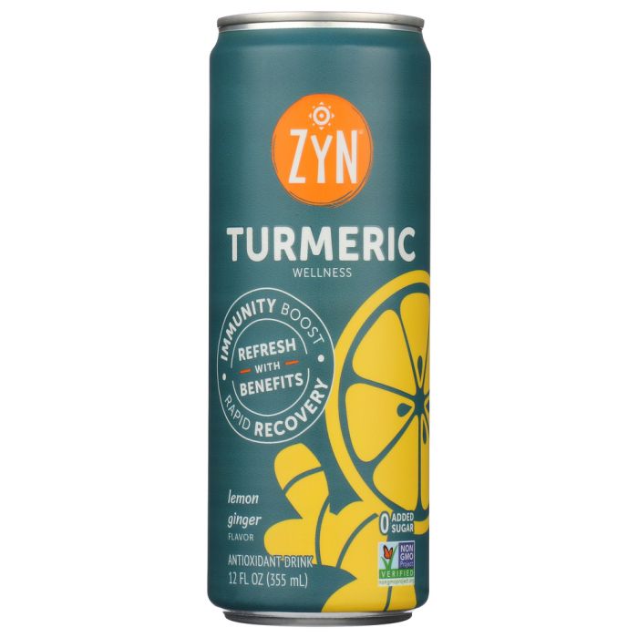 ZYN: Lemon Ginger Turmeric Wellness Drink, 12 fo