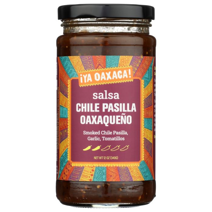 YA OAXACA: Chile Pasilla Oaxaqueño Salsa, 12 oz