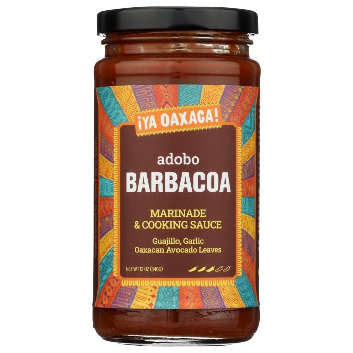 YA OAXACA: Barbacoa Adobo Sauce, 12 oz