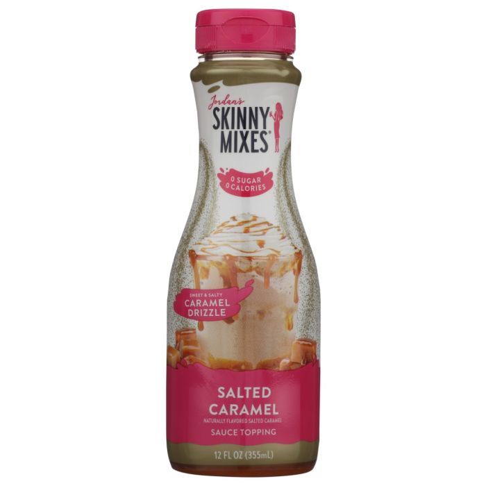 SKINNY MIXES: Sugar Free Salted Caramel Sauce, 12 fo