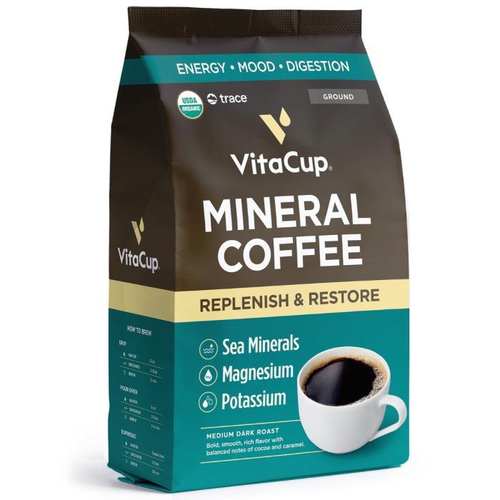 VITACUP: Mineral Ground Coffee, 10 oz