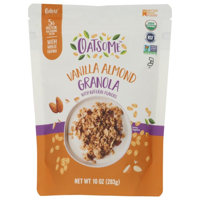 OATSOME: Vanilla Almond Granola, 10 oz