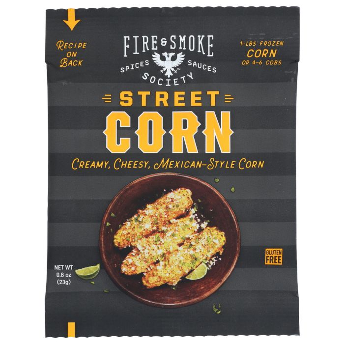 FIRE AND SMOKE: Seasoning Street Corn, 0.8 OZ