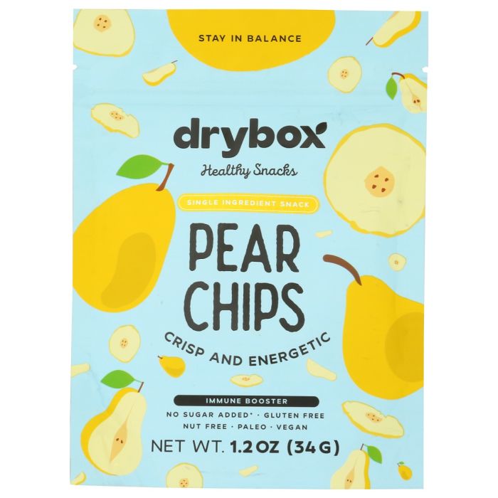 DRYBOX: Pear Chips, 1.2 oz
