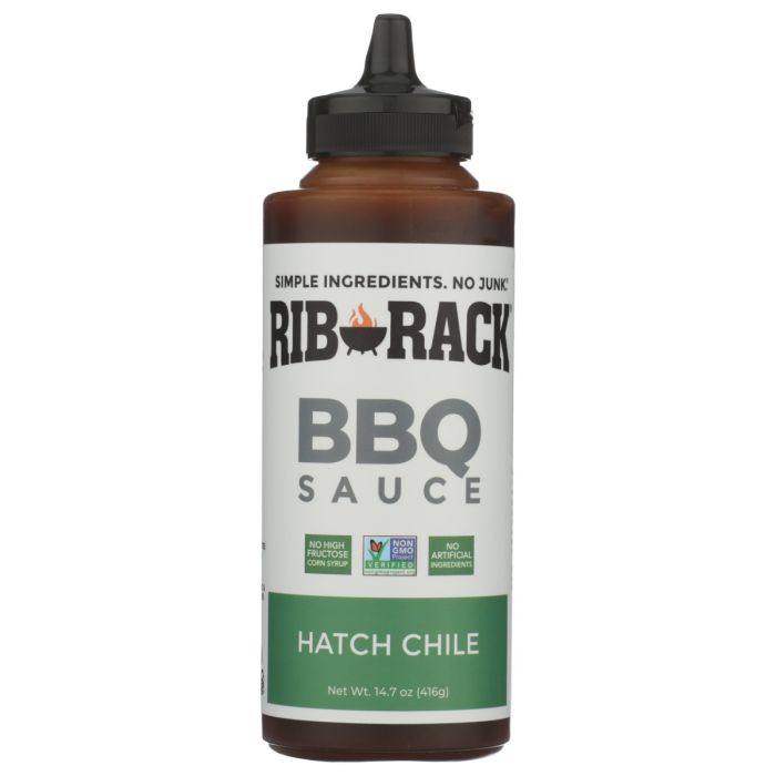 RIB RACK: Hatch Chile BBQ Sauce, 14.7 oz