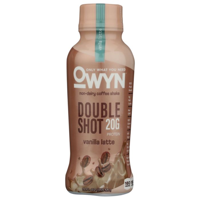 OWYN: Vanilla Latte Doubleshot Protein Coffee Shakes, 12 fo
