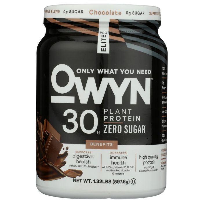OWYN: Pro Elite Protein Powder Chocolate, 1.32 lb