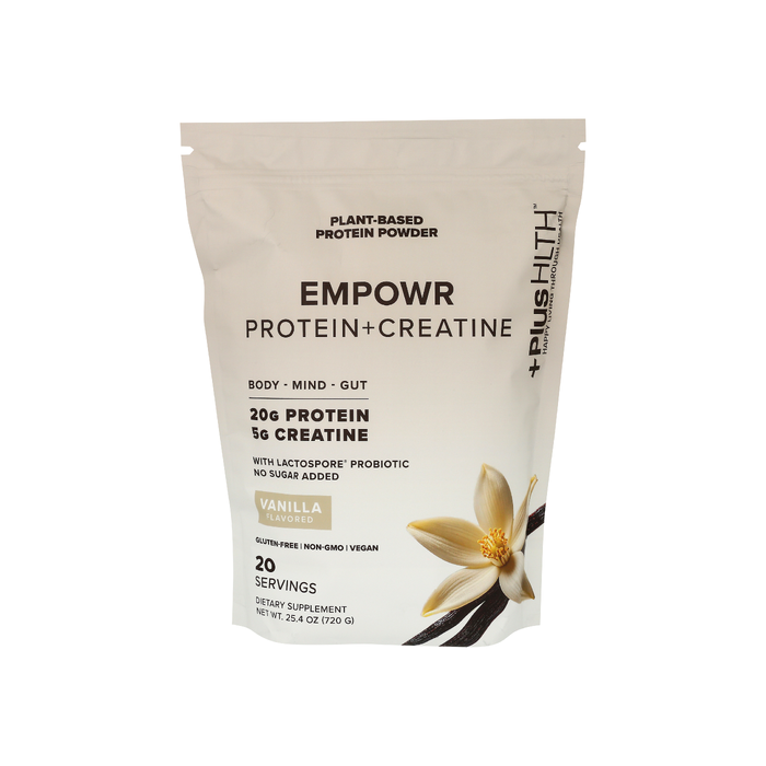 PLUSHLTH: Protein Plus Creatine Vanilla, 25.4 oz