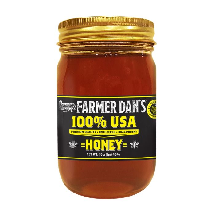 FARMER DANS: 100 Percent USA Honey, 16 oz