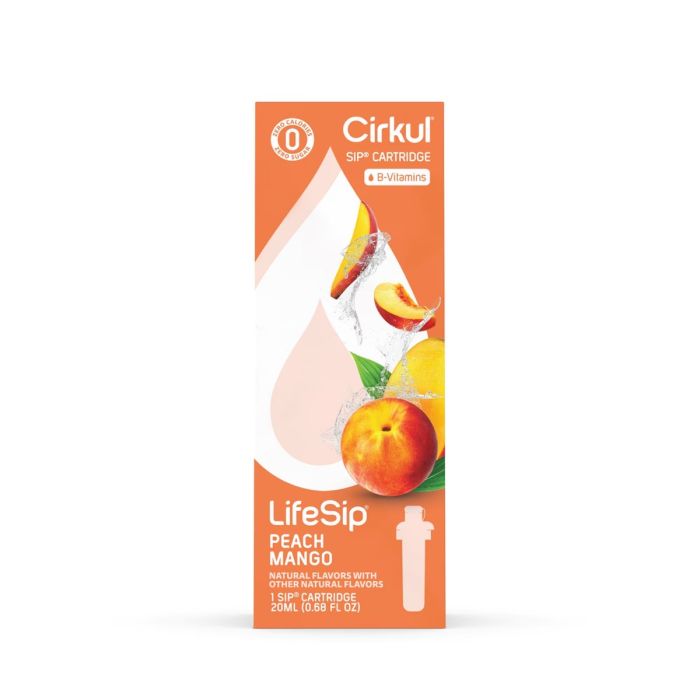 CIRKUL: LifeSip Peach Mango Cartridge, 1 ea