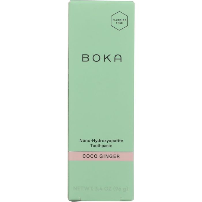 BOKA: Coco Ginger Nano-Hydroxyapatite Toothpaste, 3.4 oz