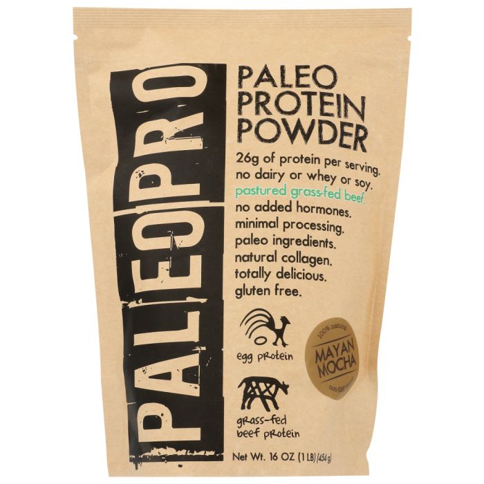 PALEO PRO: Mayan Mocha Paleo Protein Powder, 454 gm