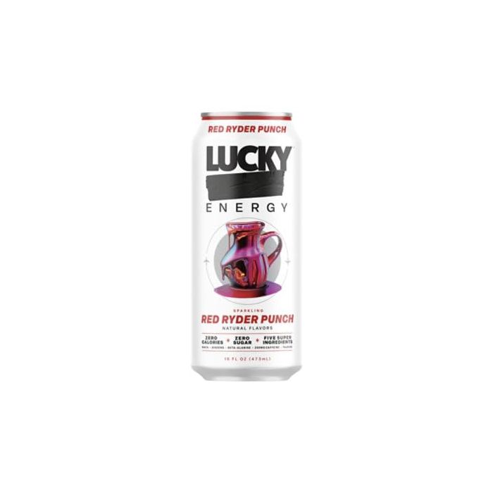 LUCKY ENERGY: Red Ryder Punch Energy Drink, 16 fo