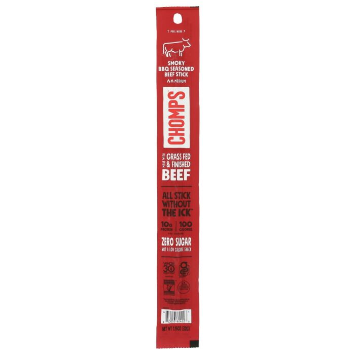 CHOMPS: Smoky Bbq Beef Sticks, 1.15 oz