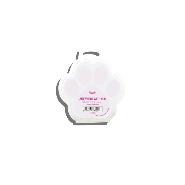 COMPANION CANDLES: Anywhere With You Wax Melt Grapefruit And Vanilla, 3 oz
