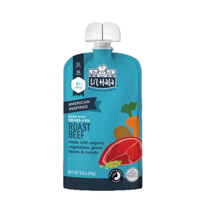 LI'L HALA FOODS: Roast Beef Baby Puree, 3.5 oz