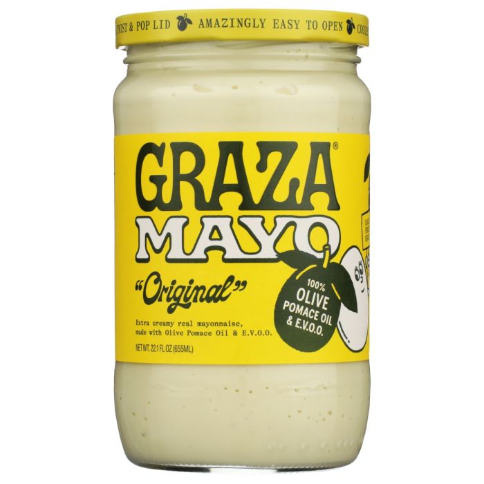 GRAZA: Original Olive Oil Mayo, 22.1 fo