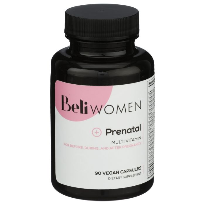 BELI: Women Prenatal Multivitamin, 90 vc