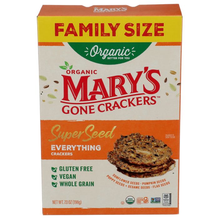 MARYS GONE CRACKERS: Super Seed Everything Crackers, 7 oz