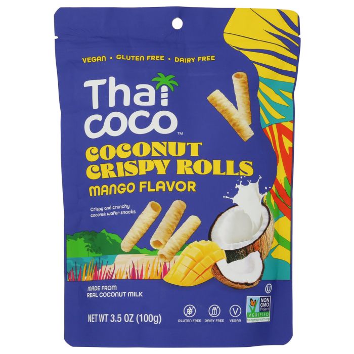 THAI COCO: Mango Coconut Crispy Rolls, 3.5 oz