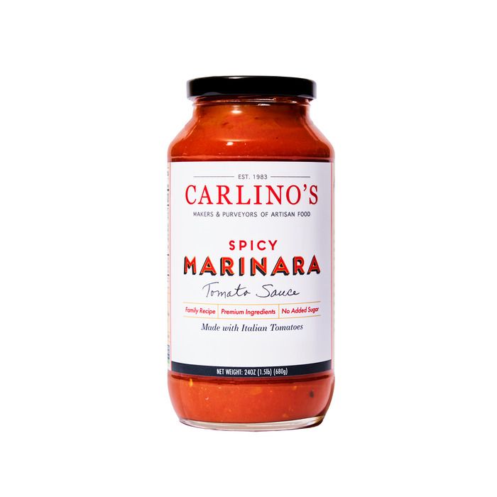 CARLINOS: Spicy Marinara Tomato Sauce, 24 oz 
