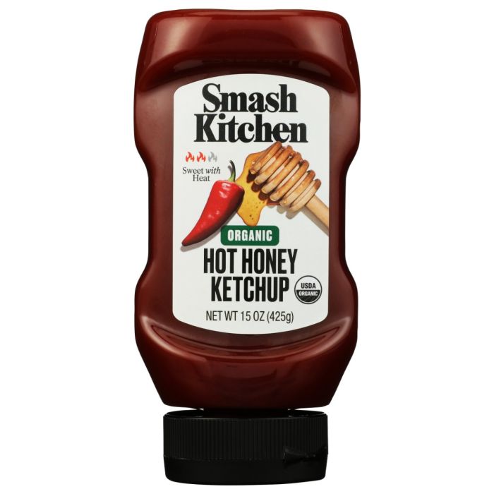 SMASH KITCHEN: Organic Hot Honey Ketchup, 15 oz