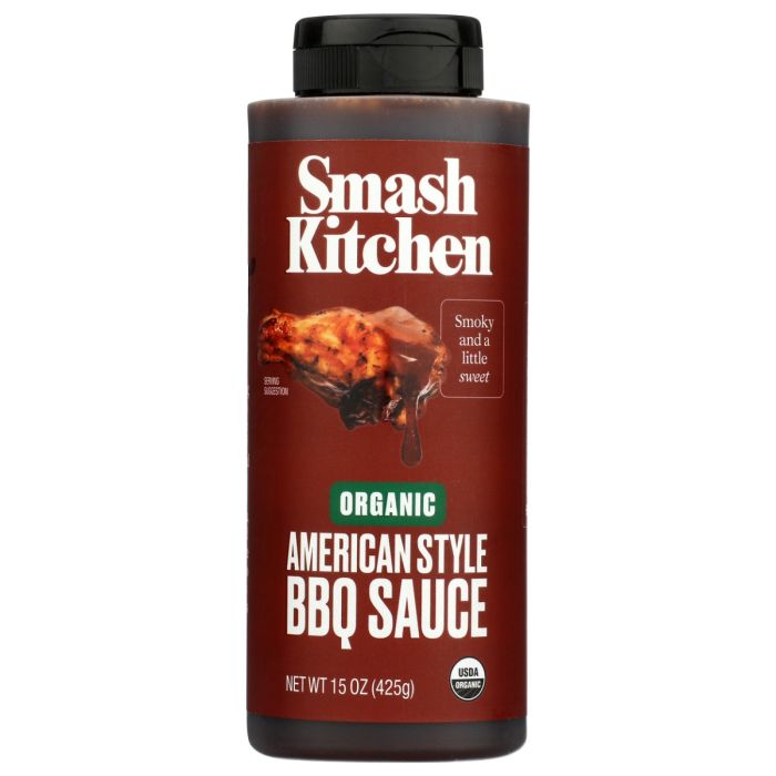 SMASH KITCHEN: Organic American Style Bbq Sauce, 15 oz