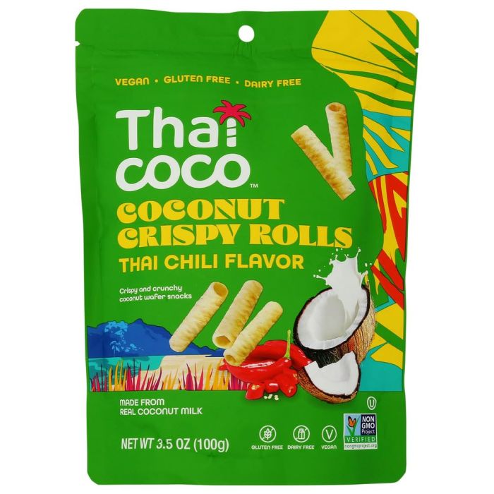 THAI COCO: Thai Chili Coconut Crispy Rolls, 3.5 oz