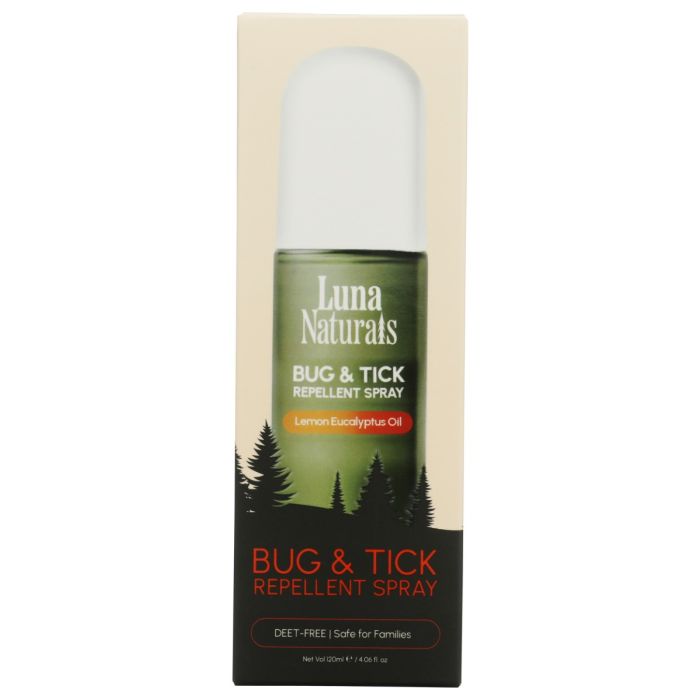 LUNA NATURALS: Bug And Tick Repellent Spray, 120 ml