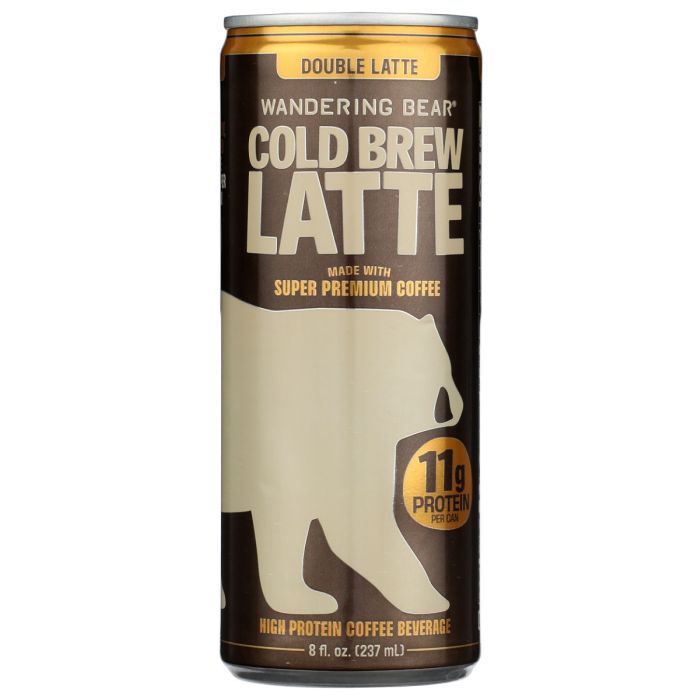 WANDERING BEAR COFFEE: Double Latte Cold Brew, 8 fo
