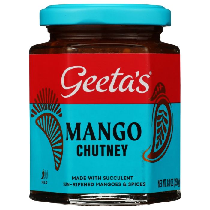 GEETA'S: Chutney Mango, 9.8 oz