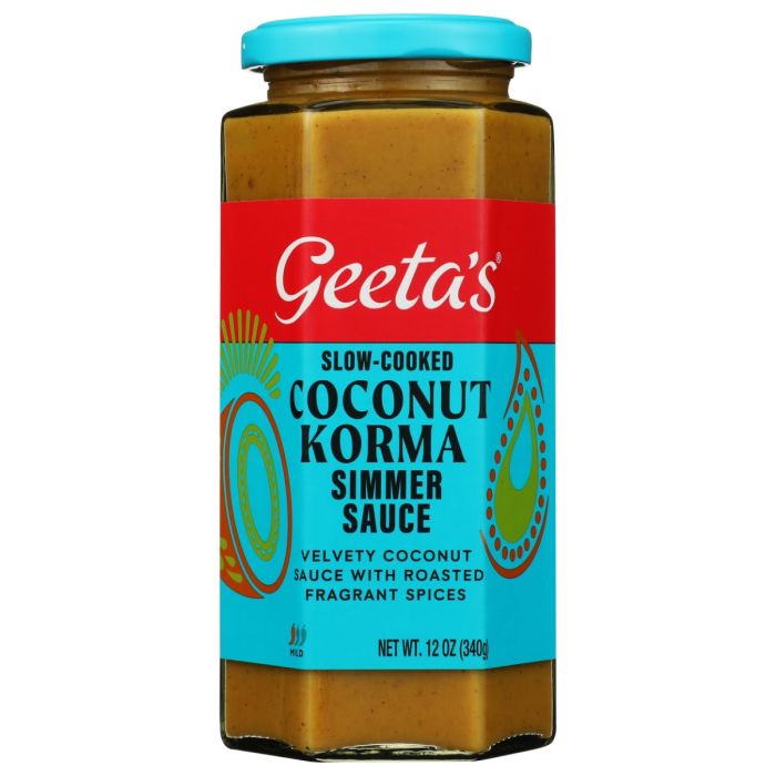 GEETA'S: Coconut Korma Simmer Sauce, 12 oz