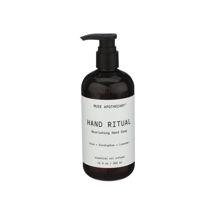 MUSE APOTHECARY: Hand Ritual Aloe Eucalyptus Lavender Nourishing Hand Soap, 12 fo