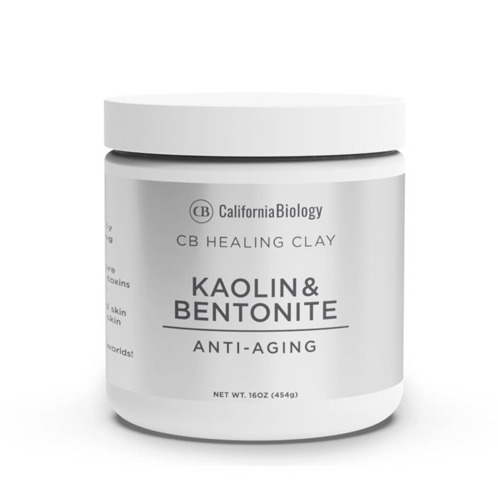 CALIFORNIA BIOLOGY: Kaolin and Bentonite Anti-Aging Facial Clay, 16 oz
