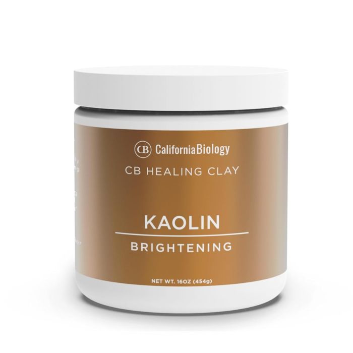 CALIFORNIA BIOLOGY: Kaolin Brightening Facial Clay, 16 oz