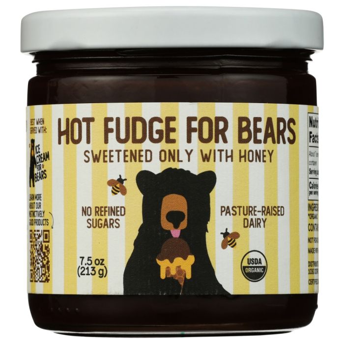 ICE CREAM FOR BEARS: Hot Fudge for Bears, 7.5 oz