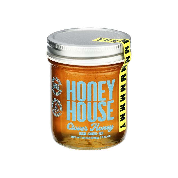 HONEY HOUSE: Clover Honey, 8 oz