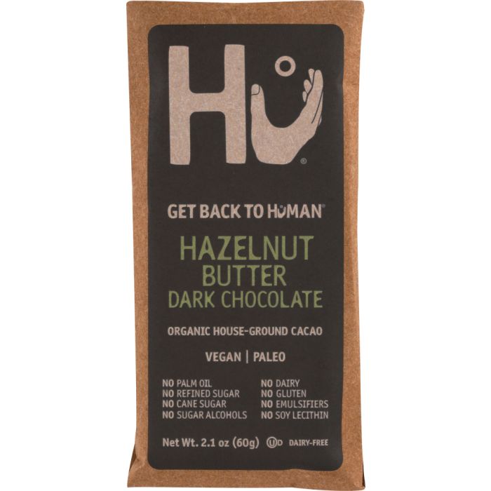 HU: Organic Dark Chocolate Bar Hazelnut Butter, 2.1 oz