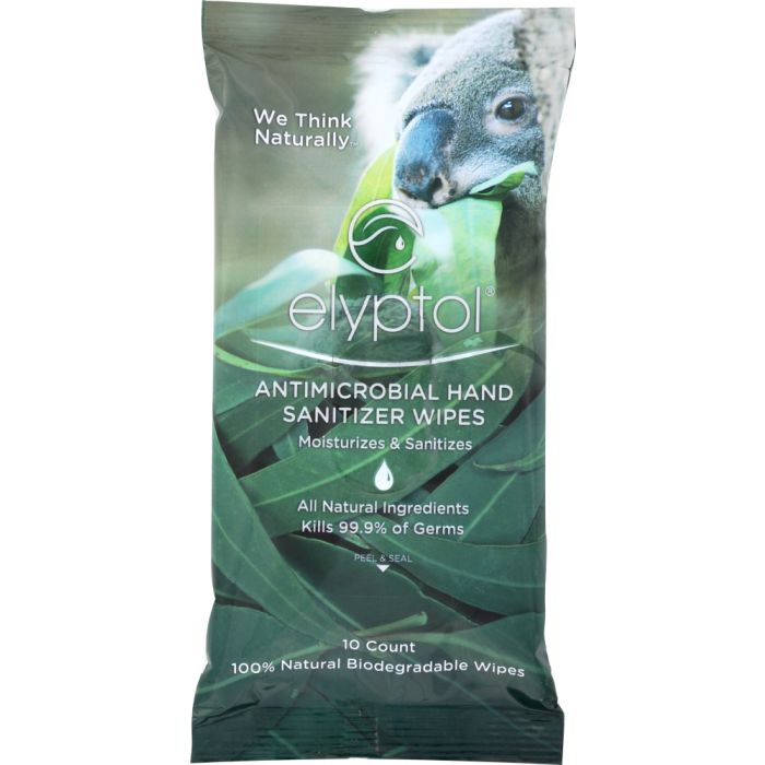 ELYPTOL: Antimicrobial Hand Sanitizer Wipes, 10 pc