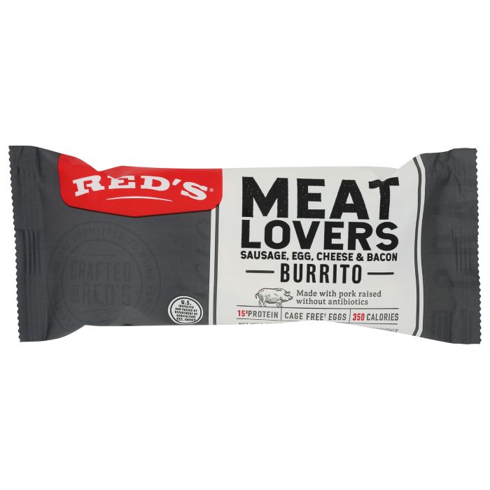 REDS: Meat Lover Breakfast Burrito, 5 oz