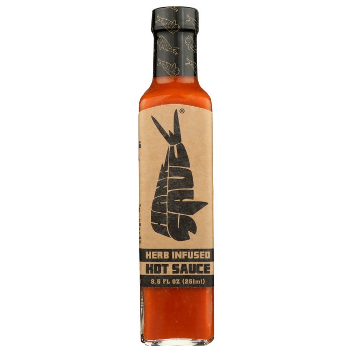 HANK SAUCE: Herb Infused Hot Sauce, 8.5 oz