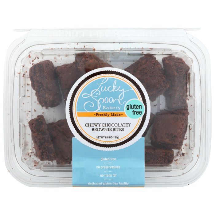 LUCKY SPOON: Chewy Chocolatey Brownie Bites, 6.6 oz