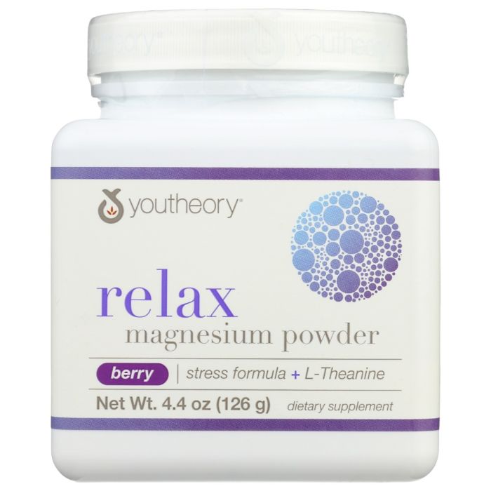 YOUTHEORY: Relax Magnesium Powder, 4.4 oz