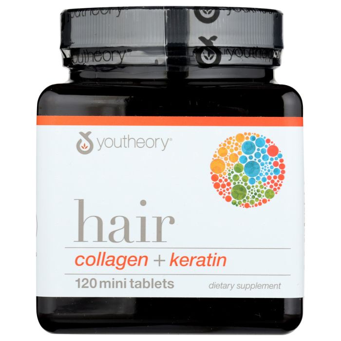 YOUTHEORY: Collagen Hair Mini Tb, 120 tb