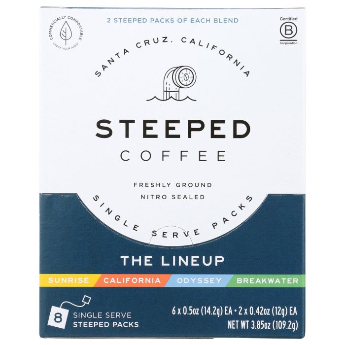 STEEPED COFFEE: The Lineup Coffee, 8 bg